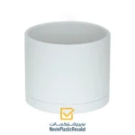 گلدان استوانه طرح سرامیکی